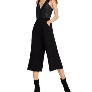 NWT BCBGenerations faux leather Romper size 6